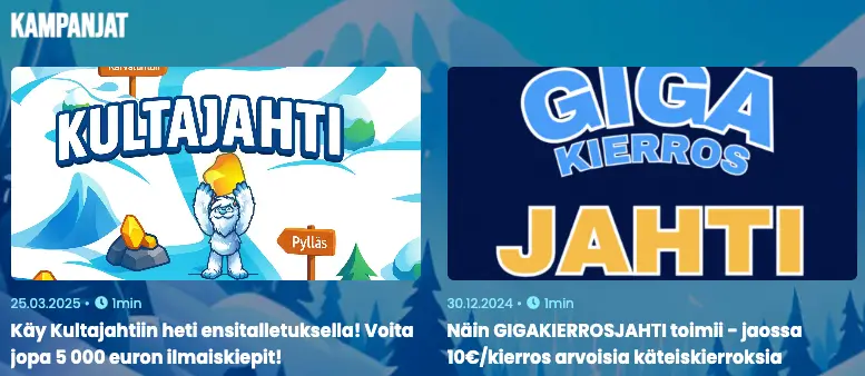 Lapland kasino kampanjat